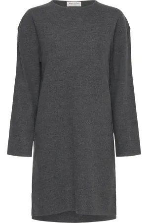 Marc O’ Polo Heavy Knit Dresses Lyhyt Mekko Grey