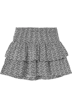 NAME IT Nkfliflower Skirt Dresses & Skirts Skirts Short Skirts Black