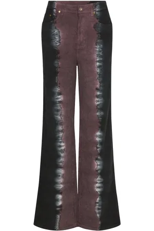 H2OFagerholt Brasilia Pants Tie Dye Bottoms Jeans Wide Black