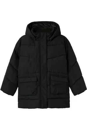 NAME IT Nkfmedow03 Jacket Long Fo Noos Outerwear Snow-ski Clothing Snow-ski Jacket Black