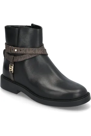 Michael Kors Abigail Flat Bootie Shoes Boots Ankle Boots Ankle Boots Flat Heel Black
