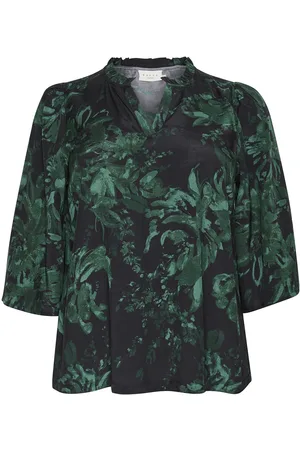 Kaffe Kcmina Blouse Tops Blouses Long-sleeved Black