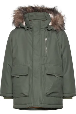 NAME IT Nmmmaster05 Parka Jacket Pb Fo Parka Takki Green