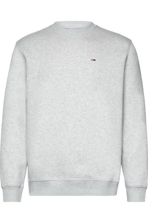 Tommy Hilfiger Tjm Reg S Flag Crew Tops T-shirts Long-sleeved Grey