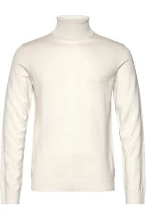HUGO BOSS San Thomas-M Designers Knitwear Turtlenecks Cream