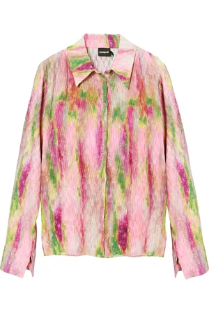 Desigual Yamagata Tops Shirts Long-sleeved Pink