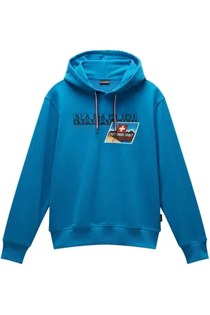 Napapijri Portalet Hoodie Tops Sweat-shirts & Hoodies Hoodies Blue