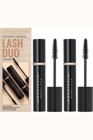 Anastasia Beverly Hills Lengthened & Volumized Lash Duo - Black Ripsiväri Maskara Meikki Black