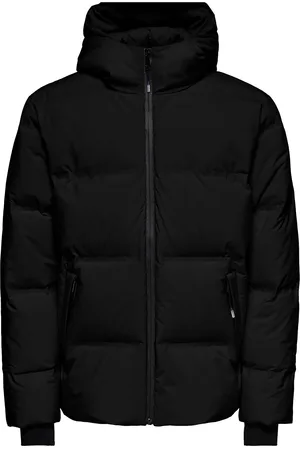 Only & Sons Onsmarshall Life Down Jacket Otw Vuorillinen Takki Topattu Takki Black
