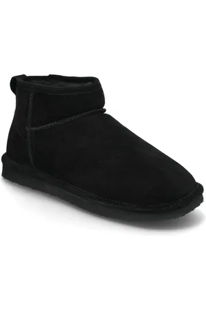 Bianco Biasnowman Ankle Boot Suede Shoes Boots Winter Boots Black