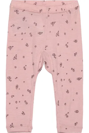FIXONI Leggings Outerwear Base Layers Baselayer Bottoms Pink