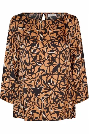 Masai Mabinula Tops Blouses Long-sleeved Brown