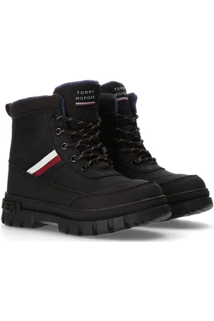 Tommy Hilfiger Faux Fur Ankle Boots Nauhalliset Talvikengät Black