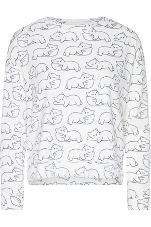 Etam Liam - Sweatpyjama Shirt Toppi White