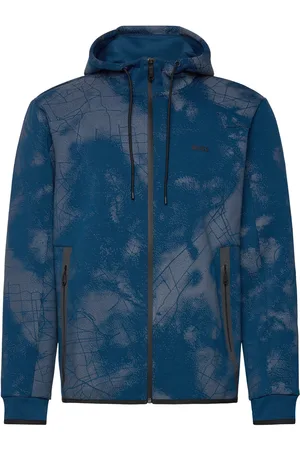 HUGO BOSS Savion Sport Men Sport Clothing Sport Sweat-shirts & Hoodies Sport Hoodies Navy