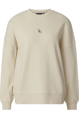 Lexington Jackie Over D Sweatshirt Tops Sweat-shirts & Hoodies Sweat-shirts Beige