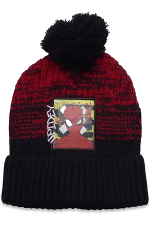 SPIDERMAN Bonnet Accessories Headwear Hats Winter Hats Black