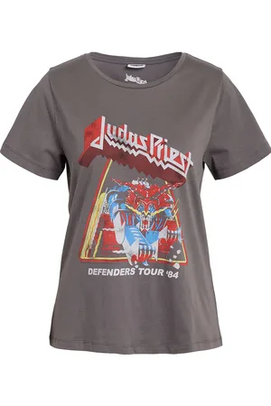 Noisy May Nmnate Judas Priest S/S T-Shirt Jrs Fwd Tops T-shirts & Tops Short-sleeved Grey