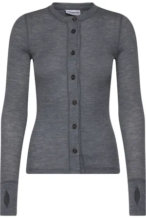 H2OFagerholt Good Blouse Tops Knitwear Cardigans Grey