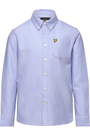Lyle & Scott Oxford Shirt Tops Shirts Long-sleeved Shirts Blue