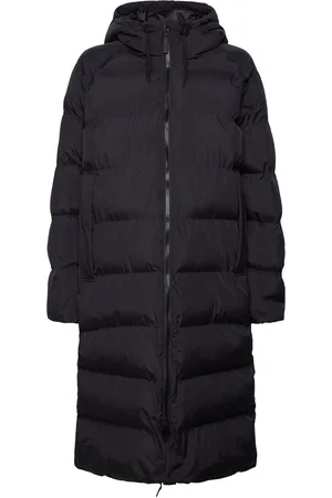 Tretorn Arctic Puffer Parka Topattu Pitkä Takki Black