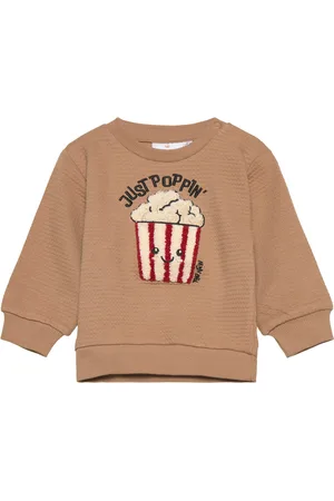 The New Tnsludvig Waffle Sweatshirt Tops Sweat-shirts & Hoodies Sweat-shirts Brown
