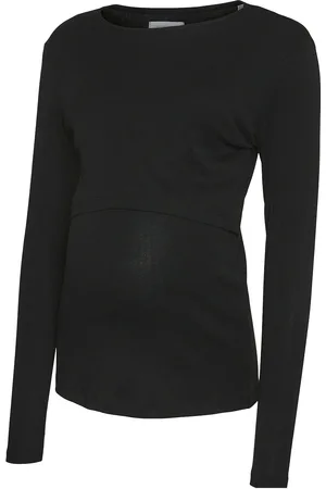 Mama;licious Mliyla June Ls Jrs Top 2F Tops T-shirts & Tops Long-sleeved Black