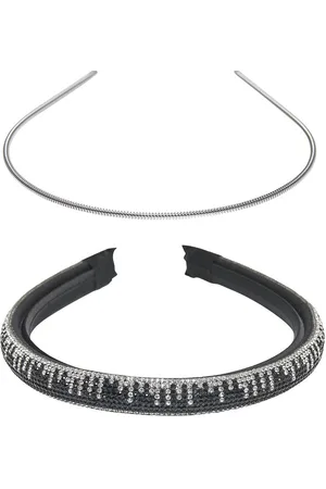 ONLY Kogaria 2-Pack Glitter Hairband Acc Accessories Hair Accessories Hair Band Black