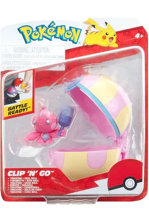 Pokemon Clip N Go Tinkatink With Heal Ball Toys Playsets & Action Figures Action Figures Multi/patterned