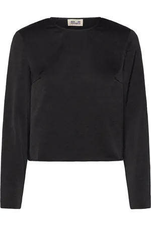 Baum und Pferdgarten Miza Tops Blouses Long-sleeved Black