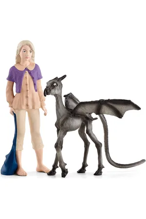 Schleich Hp Luna & Baby Thestral Toys Playsets & Action Figures Animals Multi/patterned
