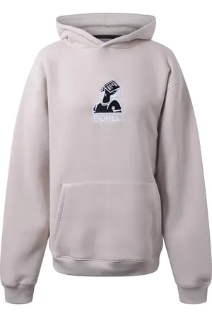 Hound Hoodie W/Embroidery Tops Sweat-shirts & Hoodies Hoodies Beige