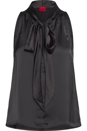 HUGO BOSS Celuna-1 Tops Blouses Sleeveless Black