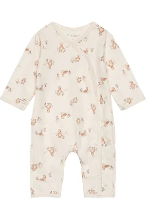 FIXONI Jumpsuit Aop Pitkähihainen Body Beige