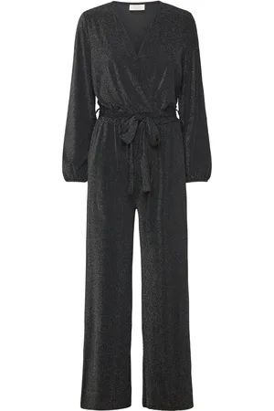 Freequent Fqglitto-Jumpsuit Bottoms Jumpsuits Black