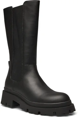 ONLY Onldoja-5 Pu Long Boot Shoes Chelsea Boots Black