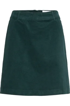 Numph Nucourt Skirt Skirts Knee-length & Midi Skirts Green