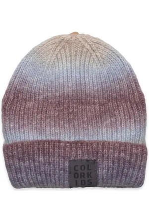 Color Kids Beanie - Space Yarns Accessories Headwear Hats Beanie Brown