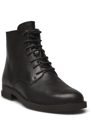 Camper Iman Shoes Boots Ankle Boots Ankle Boots Flat Heel Black