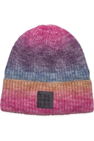 Color Kids Beanie - Space Yarns Accessories Headwear Hats Beanie Pink