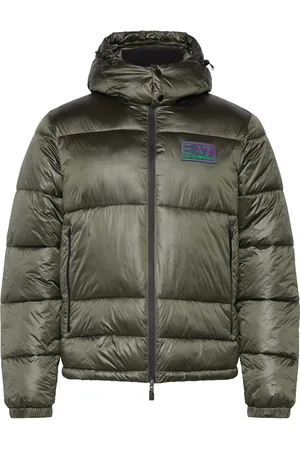 EA7 Jacket Vuorillinen Takki Topattu Takki Green