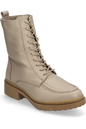Wonders Greg Shoes Boots Ankle Boots Laced Boots Beige