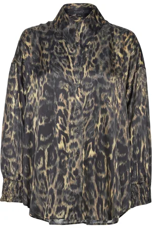 AllSaints Charli Shirt Tops Shirts Long-sleeved Multi/patterned