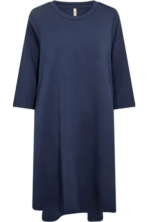 soyaconcept Sc-Banu Polvipituinen Mekko Blue