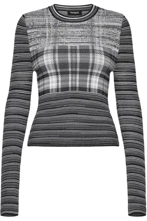 Desigual Chan Tops T-shirts & Tops Long-sleeved Grey