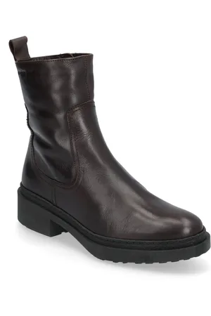 Wonders Indios Shoes Boots Ankle Boots Ankle Boots Flat Heel Brown