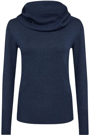 soyaconcept Sc-Dollie 305 - Pullover Tops Knitwear Turtleneck Navy
