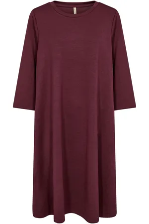 soyaconcept Sc-Banu Polvipituinen Mekko Burgundy