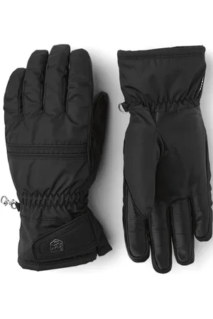 Hestra Primaloft Leather Female Sport Sport Accessories Sport Gloves Sport Finger Gloves Black
