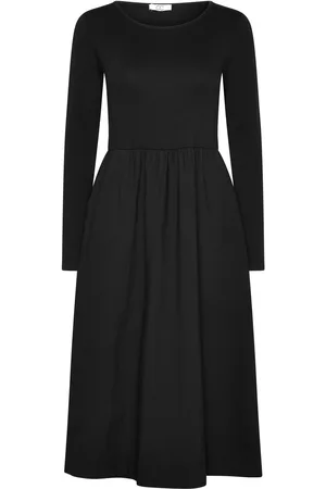 Coster Copenhagen Cc Heart Rylan Mix Dress Long Sleev Polvipituinen Mekko Black